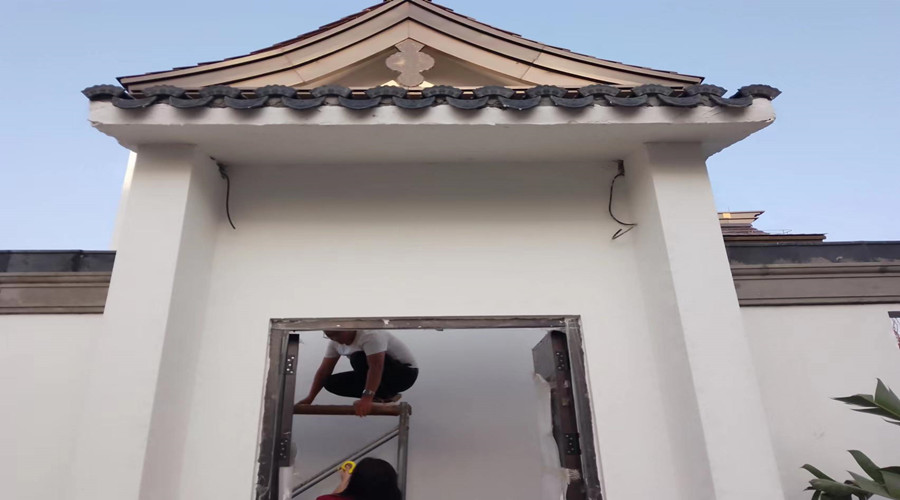 清遠(yuǎn)際華園GRC構(gòu)件圍墻項目
